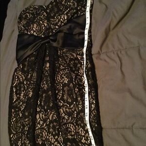 Used Agaci Black Stretch Mini dress Large Item 104